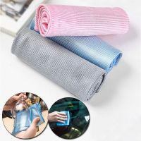 Glass Cleaning Cloth Dishcloth Lint Free For Windows Cars Kitchen Mirrors Traceless Reusable Fish Scale Rag Polishing Microfiber Dish Cloth  Towels