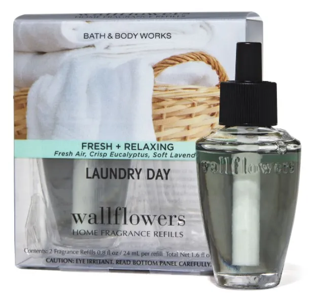 BATH and BODY WORKS 2 in 1 Refill (Laundry Day) Wallflower Fragrance