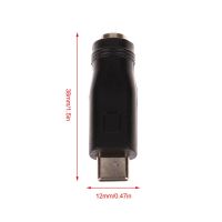 1PC อะแดปเตอร์แปลงไฟ DC 5.5X2.1Mm 5525แจ็คตัวเมีย USB ชนิด C หัวต่อตัวผู้