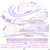 9pcs Sewing French Curve Ruler Measure Dressmaking Tailor Drawing Template Craft Tool Set