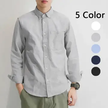 Mens Cotton Linen Shirt Solid Baggy Button-down Tops Blouse T Shirt Long  Sleeve