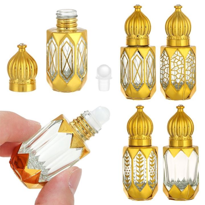 HORAC Gold Luxury 6ML Mini Empty Glass Sample Vial Mist Sprayer Wedding