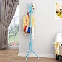 2021912 Hooks Coat Stand Metal Assembled Hangers Clothes Hanger Hat Coat Display Standing Rack Bedroom Clothing Organizer AA