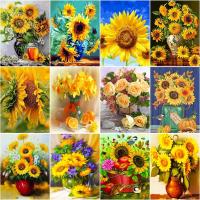 RUOPOTY กรอบภาพวาด DIY โดยตัวเลข Van Gogh ภาพท้องฟ้าที่เต็มไปด้วยดวงดาวโดยตัวเลขศิลปะผนังอะคริลิคสำหรับศิลปะการตกแต่งบ้าน