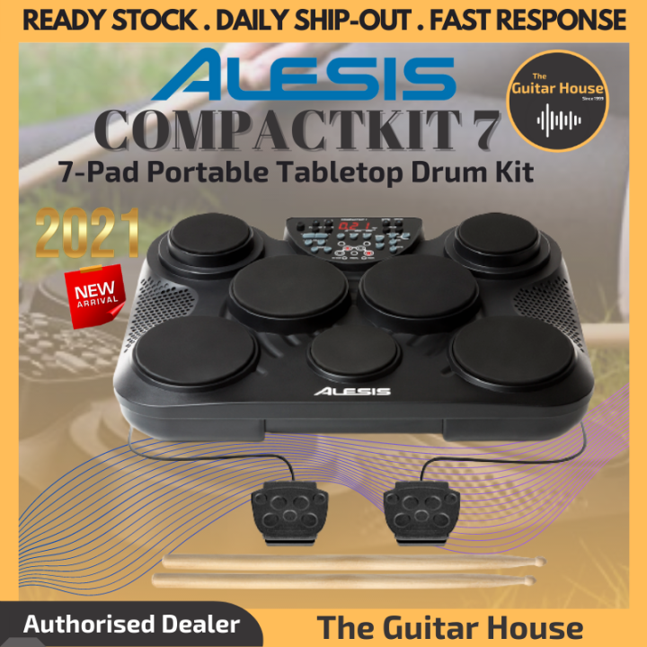 Alesis Compact Kit 7 Portable Tabletop Drum Kit Lazada