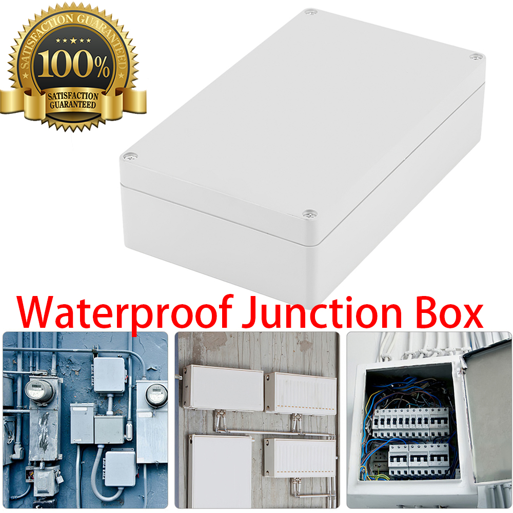 100 x 100 x 80mm Dustproof IP65 Junction Box DIY Sealed Connecting Box Enclosure 
