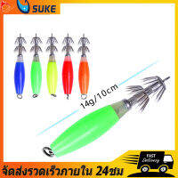 เหยื่อปลอมเหยื่อตกปลาปลาหมึก Jig Hooks น้ำเค็ม Luminous เหยื่อประดิษฐ์เรืองแสง Hard Lures อุปกรณ์ตกปลา Tackles สินค้าสำหรับทะเล