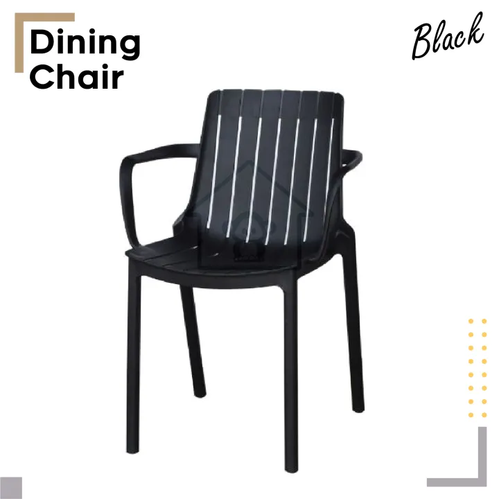 DINING CHAIR / CAFE OUTDOOR CHAIR WITH ARMREST/ARM CHAIR/STUDY CHAIR
