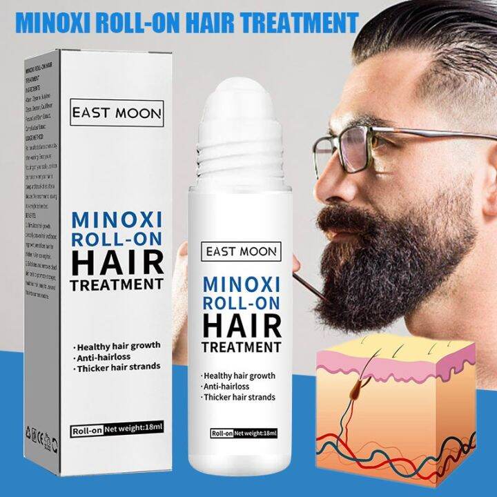 Roll on Hair Growth Serum Hair Thickening Strengthening Essence Biotin