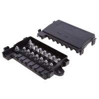 7 Way DC 32V Circuit Car Boat Automotive Midi Fuse Box Block Holder with Fuses Accessories