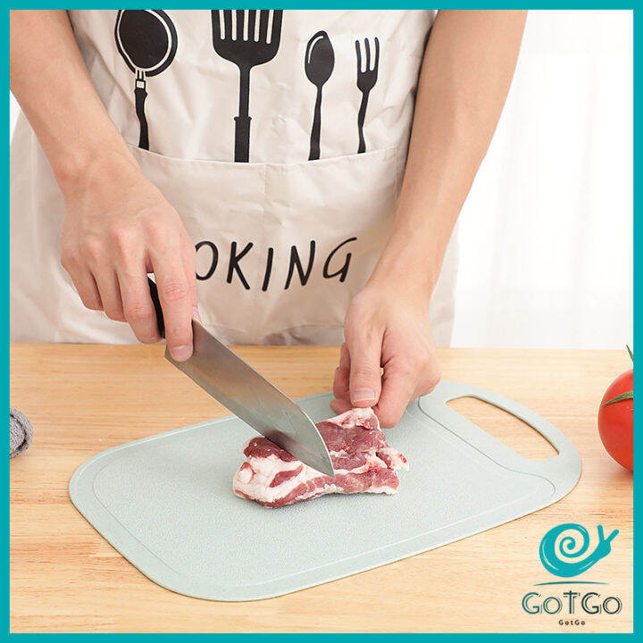 gotgo-เขียง-ฟางข้าวสาลี-เขียงพลาสติก-เขียงผักและผลไม้-chopping-board-สปอตสินค้า