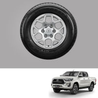 ล้อ อัลลอยด์ 17 นิ้ว (17"X7.5J) ล้อรถยนต์ สีเงิน จำนวน 1ชิ้น Toyota Hilux Revo Prerunner โตโยต้า ไฮลัก รีโว่ พรีรันเนอร์ ไฮลักซ์ ไฮลัค ปี 2021 - 2022 2ประตู 4ประตู