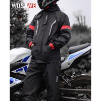 WOSAWE Motorcycle Raincoat Jacket Men Women Rain Cover Fishing Clothing Windproof Waterproof Raincoat For Motorcyclist Camping Covers