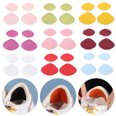 4Pcs/Set Fashion Woman Heel Repair Subsidy Shoes Hole Sticker Sneaker Lined Patch Cobbler Anti-wear Pads Foot Care Protector Shoes Accessories
