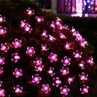 Christmas Decoration Festoon LED Light Cherry Blossom Battery Operated Garland 3-10m For PartyWeddingRoomHome Decor Plug in