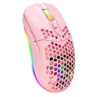 Dual Mode (Bluetooth 5.0 &amp; 2.4G)Wireless Gaming Mouse, 7 Sensitive Buttons, RGB Backlight, 3 Adjustable DPI,  USB Optical Mouse.