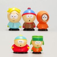 South North Anime Figure Park สำหรับเด็ก Stan Kyle Kenny Cartman Hand Office อุปกรณ์ต่อพ่วง Pvc รุ่นของขวัญ Peluche เด็กวันเกิดของขวัญ