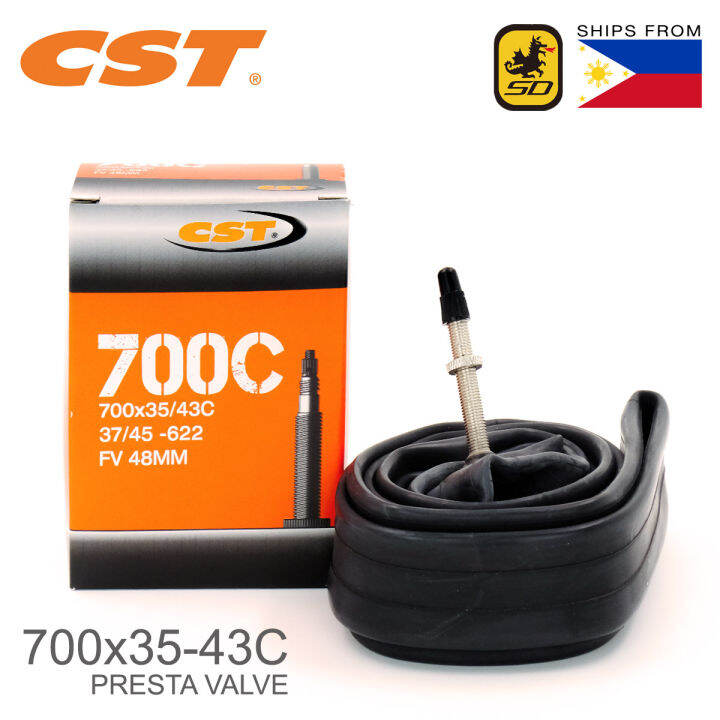 CST 700 x 3543C Bicycle Inner Tube Presta Long Valve 48mm (Sold Per