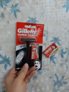 Bàn Cạo Râu Gillette Super Thin - Tặng Kèm Lưỡi Cạo + Thêm Hộp 10 Lưỡi Cạo