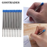 10pcs Parker Compatible Rollerball Pen Refills Smooth Writing Compatible Rollerball Pen Refills Pens Fine Point 0.5mm Blue Ink