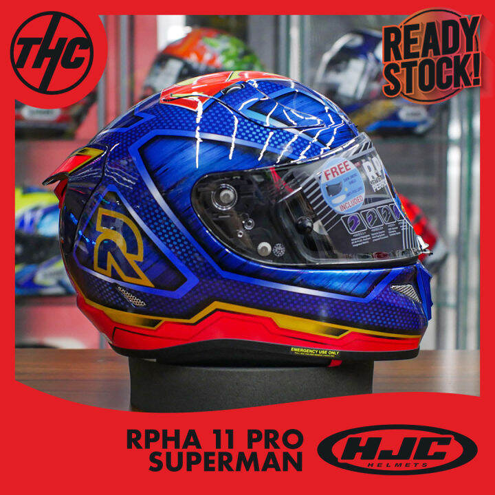 Helm HJC Baru RPHA 11 Pro / HJC Helmet New Superman Edition RPHA11 Pro