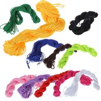 1 roll 25m Nylon Cord Thread Chinese Knot Macrame Rattail celet ided Strin