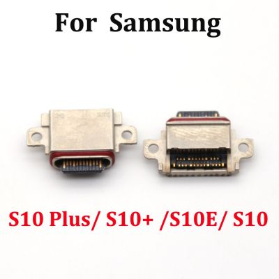 【☊HOT☊】 nang20403736363 10Pcs Usb ชาร์จพอร์ตหัวต่อซัมซุง Galaxy S10 Plus S10 G975 G9750 G977 S10e G970 G9700 S10 G973ปลั๊กที่ชาร์จ Dock