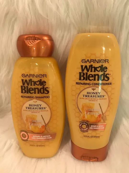 Garnier Whole Blends Honey Treasures Shampoo and Conditioner Set, For Damaged Hair, 2 COUNT | Lazada PH Garnier Whole Blends Honey Treasures Shampoo and Conditioner Set, For Damaged Hair, 2 COUNT | Lazada PH