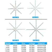 【Special offer】 GreenEye บอร์ดควบคุมไฟ Led อะไหล่สำหรับโคมไฟติดเพดาน220V 12W 16W 20W 24W ดาวน์ไลท์อุปกรณ์เสริมแผ่นแม่เหล็กเย็นสีขาว