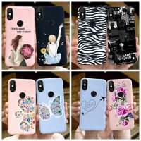 สำหรับ Xiaomi Mi A2 Lite เคสโทรศัพท์เคลือบพิมพ์ลายผีเสื้อสำหรับ Xiaomi Mi A2 Lite เคสป้องกันซิลิโคนนิ่มลายการ์ตูนแพนด้า