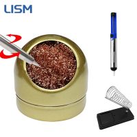 Soldering Iron Tip Cleaning Ball Copper Wire Mesh Tin Remover Desoldering Sucker Anti oxidationSolder Cleaner Welding Tools