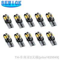 hyf✇✗┅ 10PCS W5W T10 Bulbs 5730 8SMD 12V 6000K 194 Car Interior Map Lights Parking Lamp