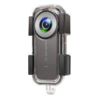 กรณีที่อยู่อาศัยกันน้ำสำหรับ Insta360หนึ่ง X2,ใต้น้ำดำน้ำเกราะป้องกัน40เมตร (131Ft) Aciton อุปกรณ์เสริมสำหรับกล้อง