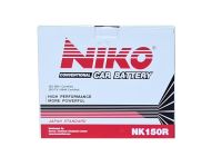 แบตเตอรี่ NIKO NK150R 80AH (เติมน้ำกรดเอง) รุ่นปรับปรุงใหม่ แผ่นกั้นใยแก้ว ขนาด=304x172x205ม.ม. สำหรับรถใช้งานทั่วไป ***มีใบกำกับภาษี***