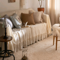 Deco View Cosy Natural Washing Sofa Cover Beige Color