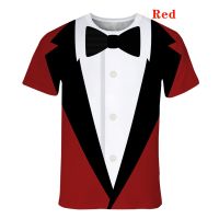 Newest Fashion Tuxedo Funny Men T Shirts Sports Tees 3D Print Tshirts Casual T-shirt Unisex Clothing Plus Size Short Sleeve