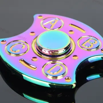 Metal Rainbow Fidget Spinner EDC Hand Spinner Anti-Anxiety Toy for Spinners  Focus Relief Stress ADHD Finger Spinner Kids Toys