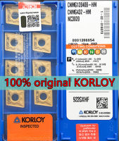 CNMG120404 CNMG120408 CNMG120412 HM NC3020 NC3030 NC3120 เม็ดมีดคาร์ไบด์ KORLOY ดั้งเดิม 100% การประมวลผล: โลหะผสมเหล็ก ฯลฯ