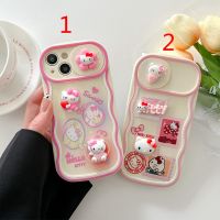 แกดเจ็ต3D Hello Kitty ลายการ์ตูนน่ารักเคสโทรศัพท์แสตมป์สำหรับ iPhone 14 Pro Max เคส14 Plus 14 Pro 14 Plus ฝาหลังโทรศัพท์แบบนิ่มกันกระแทกสำหรับ iPhone 13 Pro Max เคสโทรศัพท์ S สำหรับ12 Pro Max 11เคสห่อหุ้ม