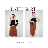 Wanasme Latte Skirt (กระโปรงเดินไหม) **สีใหม่*****