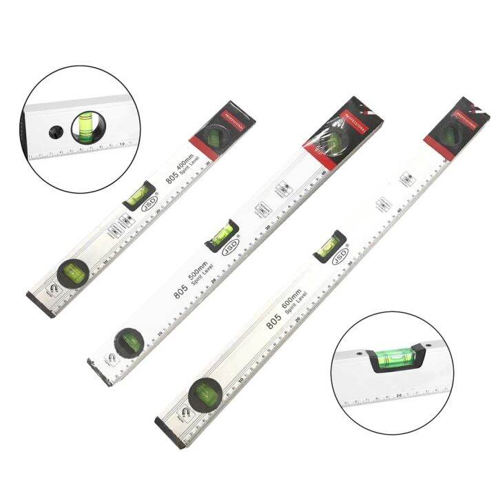 Spirit Level Bar Level Ruler Measuring Tools Aluminum Level Bar with