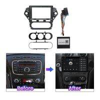 Car Frame Fascia Adapter Canbus Box Decoder Android Radio Audio Dash Fitting Panel Kit for Mondeo C-MAX 2007-2010