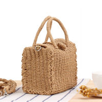 Bohemian Straw Shoulder Summer Bags For Women Designer Handbags Female Vintage Casual Basket Handmade Woven Woman Crossbody Bag