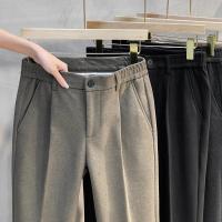 Fast Shipping Mao Shi Pants MenS Spring And Autumn Straight Slim Sensory Business Casual West