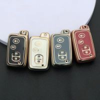 2/3/4 Buttons Soft TPU Car Key Case for Toyota Aqua RAV4 Land Cruiser Camry Prado Corolla Prius Shell Cover Keyless Remote Fob