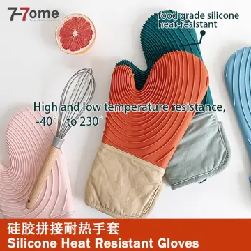 1PC Food Grade Silicone Mini Oven Mitts Heat Resistant Pinch Mitt