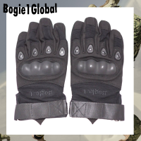 Bogie.1 ถุงมือเต็มนิ้ว มีสนับ ถุงมือมีสนับ (มี 2 สี สีดำ และสีเขียว)