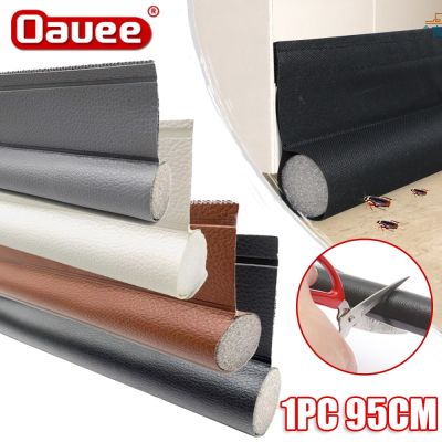 95cm Waterproof Seal Strip Draught Excluder Stopper Door Bottom Guard Double Silicone Rubber Seal Dustproof Soundproof Strips