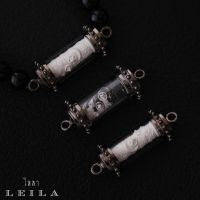 Leila Amulets แปดเซียน ราชาโชค สีขาวดำ (พร้อมกำไลหินฟรีตามรูป)