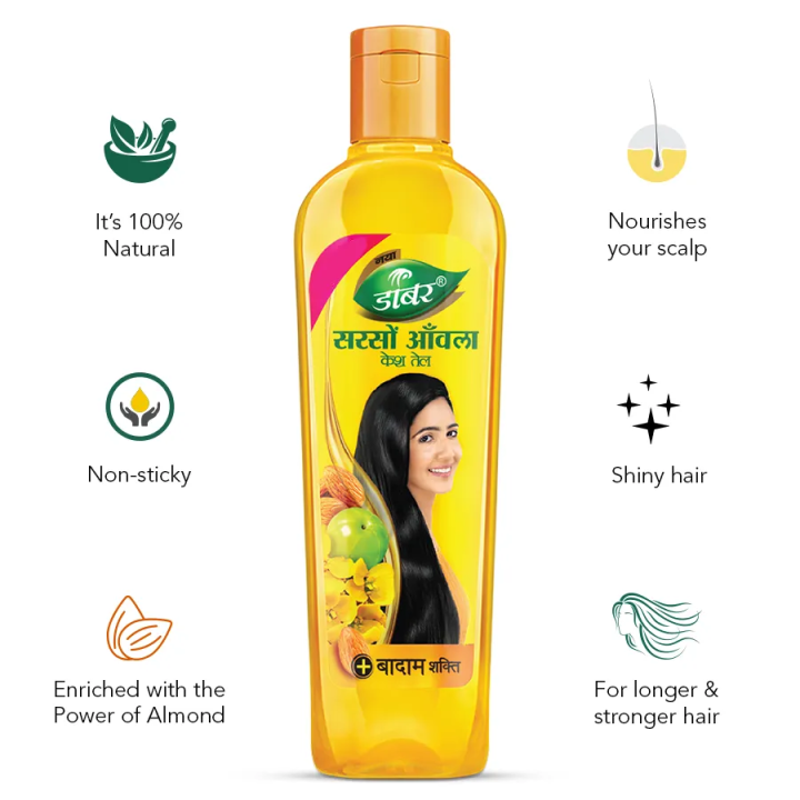 dabur-amla-sarson-oil-80m-น้ำมันมัสตาร์ดและแอมลามะยมอินเดียสำหรับผม